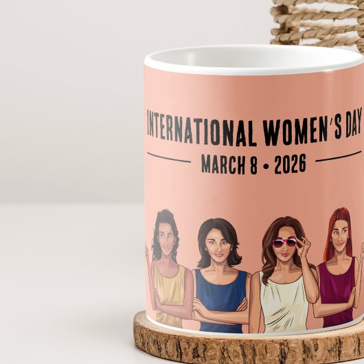 Internationaler Frauentag Kaffeetasse