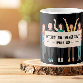 Internationaler Frauentag Kaffeetasse
