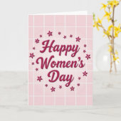 Internationaler Frauentag Karte (Gelbe Blume)