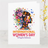 Internationaler Frauentag Karte (Gelbe Blume)