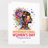 Internationaler Frauentag Karte (Rückseite)