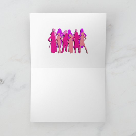 Internationaler Frauentag Karte (Innenseite)