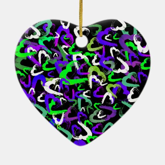 Internationaler Frauentag Keramik Ornament (Hinten)