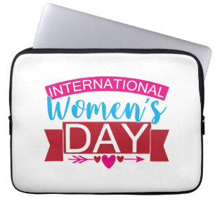 Internationaler Frauentag Laptopschutzhülle
