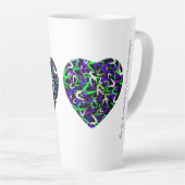 Internationaler Frauentag Latte Tasse (Rechte Ecke)