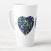 Internationaler Frauentag Latte Tasse (Linke Ecke)