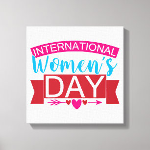 Internationaler Frauentag Leinwanddruck