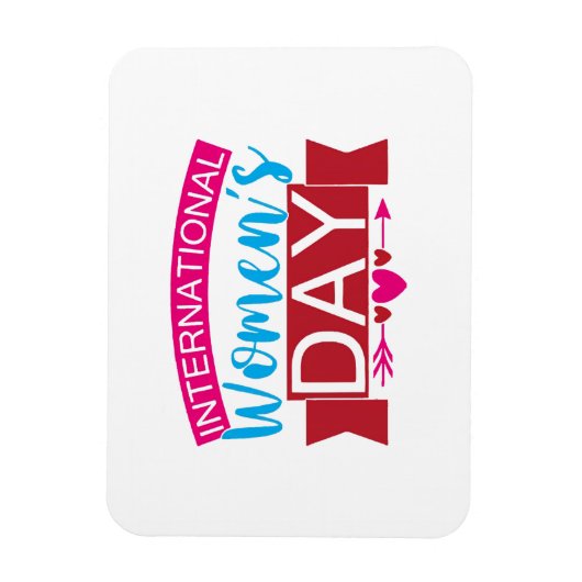 Internationaler Frauentag Magnet (Vertikal)