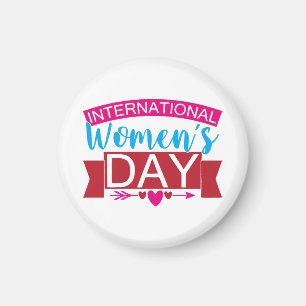 Internationaler Frauentag Magnet