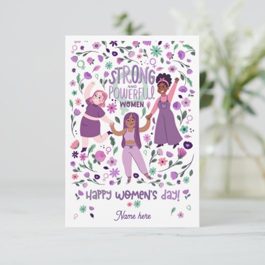 Internationaler Frauentag-März 8 (Stehend Vorderseite)