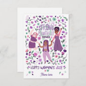 Internationaler Frauentag-März 8 (Vorne/Hinten)