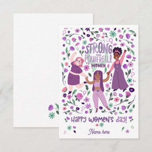 Internationaler Frauentag-März 8 (Vorne/Hinten)