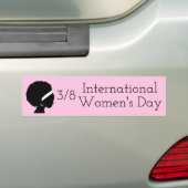 Internationaler Frauentag März 8. Autoaufkleber (Auf Auto)