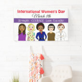 Internationaler Frauentag März 8. Banner (Insitu)