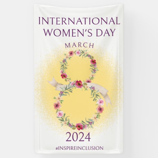 Internationaler Frauentag März 8 Inspirier Integra Banner (Vertikal)