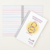 Internationaler Frauentag März 8 Inspirier Integra Notizblock (Innen)