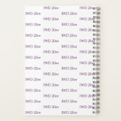 Internationaler Frauentag März 8 Inspirier Integra Notizblock (Rückseite)