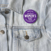 Internationaler Frauentag März 8. IWD Button (Beispiel)