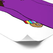 Internationaler Frauentag März 8. Poster (Ecke)