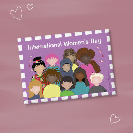 Internationaler Frauentag | März Pin-Button Button