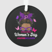Internationaler Frauentag Ornament (Rückseite)