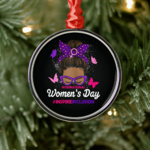 Internationaler Frauentag Ornament Aus Metall