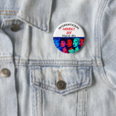 Internationaler Frauentag | Pop Art Button (Beispiel)