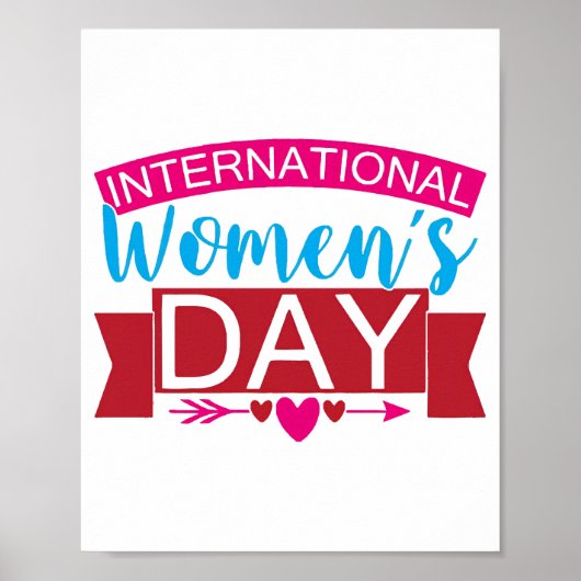 Internationaler Frauentag Poster (Vorne)