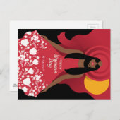 Internationaler Frauentag Postkarte (Vorne/Hinten)
