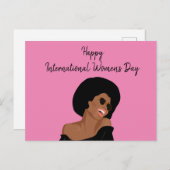 Internationaler Frauentag Postkarte (Vorne/Hinten)