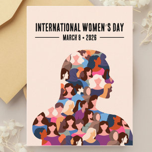 Internationaler Frauentag Postkarte