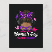 Internationaler Frauentag Postkarte (Vorderseite)