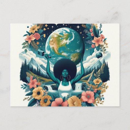 Internationaler Frauentag Postkarte (Vorderseite)