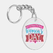 Internationaler Frauentag Schlüsselanhänger (Vorderseite links)