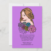 Internationaler Frauentag Schönes Party Einladung (Vorderseite)