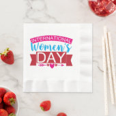 Internationaler Frauentag Serviette (Beispiel)