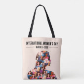 Internationaler Frauentag Tasche (Rückseite)