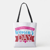 Internationaler Frauentag Tasche (Rückseite)