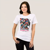 Internationaler Frauentag Tri-Blend Shirt (Vorderseite voll)