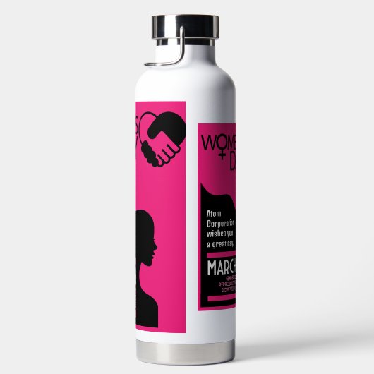 Internationaler Frauentag Trinkflasche (Rechts)
