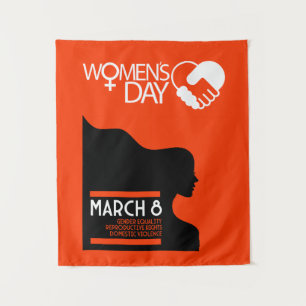 Internationaler Frauentag Wandteppich