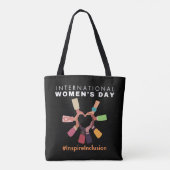 Internationaler Frauentag zur Eingliederung inspir Tasche (Rückseite)