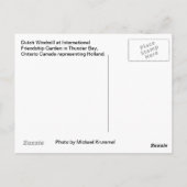 Internationaler Freundschaftsgarten Postkarte (Rückseite)