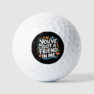 Internationaler Freundschaftstag Sie haben einen F Golfball