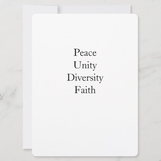 Internationaler Friedenstag (Rückseite)