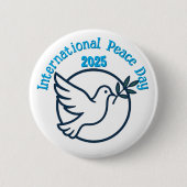 Internationaler Friedenstag Button (Vorderseite)