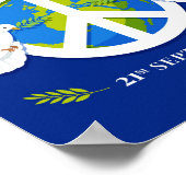 Internationaler Friedenstag Poster (Ecke)