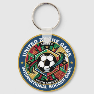 Internationaler Fußball Nordamerika Fan Schlüsselanhänger