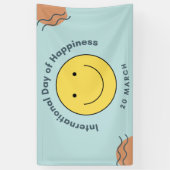 Internationaler Glückstag Banner (Vertikal)