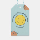 Internationaler Glückstag Geschenkanhänger (Vorderseite)